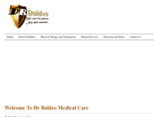 Tablet Screenshot of drbaldeo.com